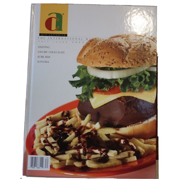 Art Culinaire Fall 2004 ISS #74 Dusting, Savory Chocolate, Kobe Beef, Sonoma - Picture 1 of 2